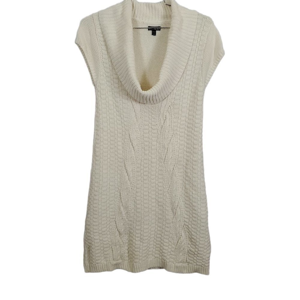 💎449 Express Cable Knit Cowl Neck Tunic Sweater Dress